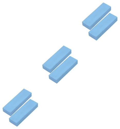 PRETYZOOM 6 Stück Reinigungs Radiergummi Wasserhahn Kalk Radiergummi Kalk Rost Radiergummi Pfannenflecken Radiergummi Dekontaminations Artefakt Radiergummi Bad Rost Radiergummi