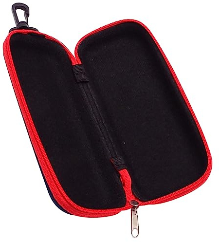 FUNOMOCYA Kazoo Stoßfeste aus Eva mit Reißverschluss Aufbewahrungstasche für 2 Kazoos Zufällige Farbe Praktisch zum Verstauen im Rucksack dem Sitz
