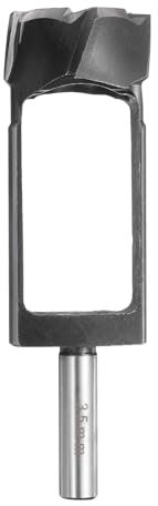 sourcing map Cortador de clavija de madera de 35 mm, herramientas de corte métricas, broca de acero de alta velocidad con vástago redondo para fabricación de muebles de carpintería