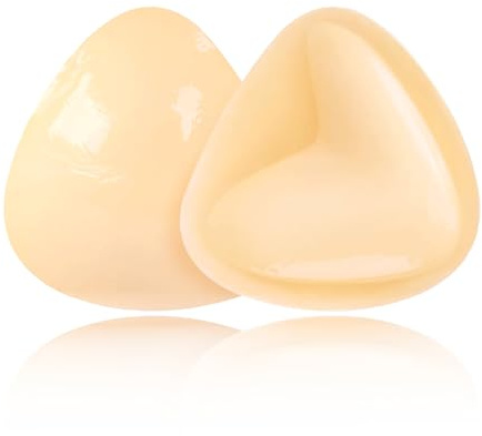 mhinese Klebe BH Push Up Pads - Unsichtbarer, Selbstklebender BH für Kleine & Große Brüste (A/B Cup) - Wiederverwendbare Push Up BH Einlagen für Damen Bikini, Badeanzug, Brautkleid
