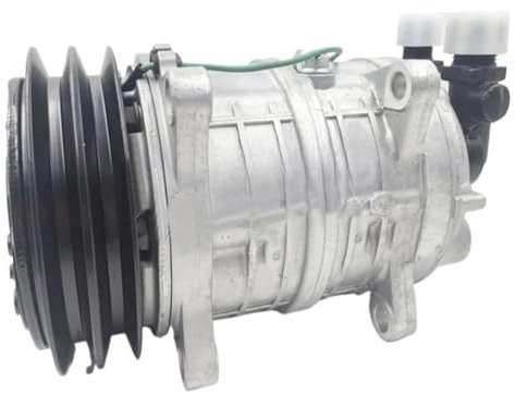 HOMEWQ TM16 Bus A/C Compressor, 24V/12V Air Conditioning Compressor – High Efficiency, Reliable Cooling(24V)