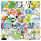 Tennis Aufkleber 50 Stück Vinyl Funny Trendy Ball Sport Aufkleber für Laptop Wasserflaschen Skateboard Fahrrad Koffer Auto Scrapbook Motorrad Gepäck,Wasserdichte Sticker für Erwachsene Teenager
