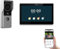 Visiophone Filaire 2 Fils,Portier Vidéo pour Une Famille,WiFi Visiophone Connecté Interphone Vidéo,IR Vision Nocturne Vidéo Caméra Doorbell Accueil (Sonnette argentée+7 pouces Moniteur-B)