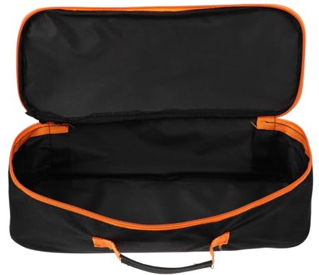 Mikikit Sac de rangement portable pour ustensiles de barbecue en tissu Oxford 38 x 15 x 15 x 8 cm, pour le camping et l'extérieur, avec une grande capacité et une utilisation polyvalente comme