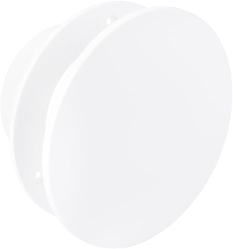 Vent Systems 100 mm Rund Lüftungsgitter Diffusor – Verstellbarer Luftauslass für Abluft und Zuluft, Tellerventil – Weiß Luftgitter für Bad, Küche, Decke, Wanddurchführung Klimaanlage