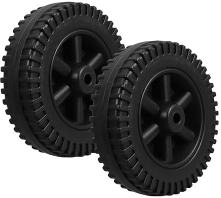 UKCOCO 2Pièces Lot de Roues pour Barbecue Accessoires de Remplacement Résistants à Chaleur et Faciles à Installer pour Grils et Autres Équipements