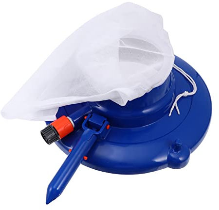 UPKOCH 1 Pièce Dispositif d'aspiration d'eaux usées Portable Forme Nettoyeur tête d'aspiration sous Vide de Piscine tête de Nettoyage d'aspiration de Piscine Abdos Bleu