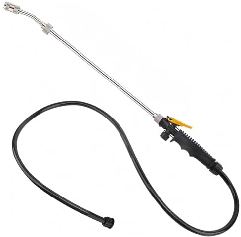 Barra di nebulizzazione di ricambio, 72 cm, in acciaio inossidabile con ugello regolabile, compatibile con nebulizzatore P2800, P2803 (nero)
