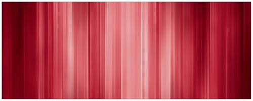 Wallario Memoboard aus Glas mit Motiv, Magnet-Tafel in 32 x 80 cm in Premium Qualität Rot und schwarz gestreift - Abstraktes Streifenmuster