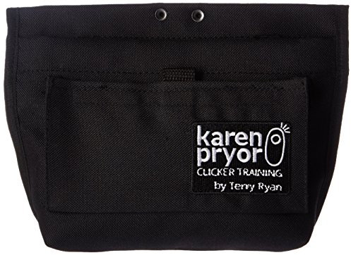 Karen Pryor Clicker Training Terry Ryan Beutel für Leckerlis, Schwarz, 1 Count (Pack of 1)