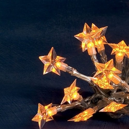 Konstsmide Lichterkette - 20 LED Sterne gold