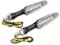 GOOFIT Universal Motorcycle Schwarze LED Anzeige Blinker Glühbirne Ersatz für Roller ATV