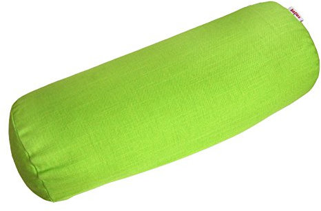 beties Farbenspiel Nackenrollen Bezug ca. 15x40 cm Baumwoll-Serie in Uni (Apfelgrün)