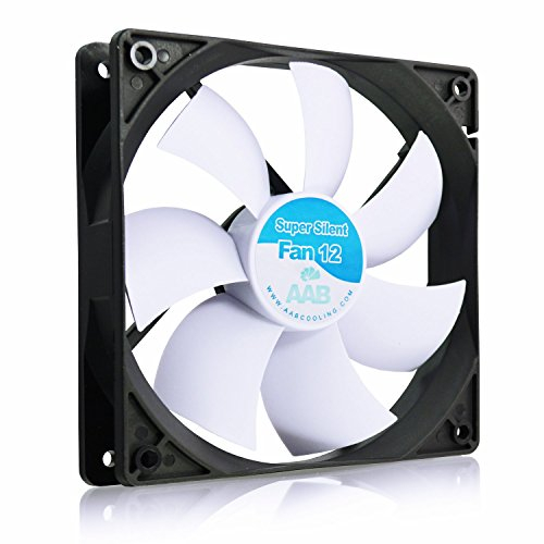 AABCOOLING Super Silent Fan 12 - una Silenziosa e Molto Efficiente 120mm Ventola per Case PC, PC Portatile, Ventilatore 12V, Raffreddamento PC, 12cm, 3 Pin Ventola Aspirazione 13,9 dB(A)