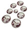 Finest Folia Digitaldruck Emblem Sticker Aufkleber (R018 Skull 3)