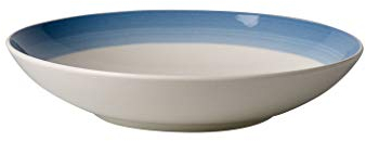 Villeroy & Boch Colourful Life Winter Sky Ciotola, 24 cm, Porcellana Premium, Bianco/Blu