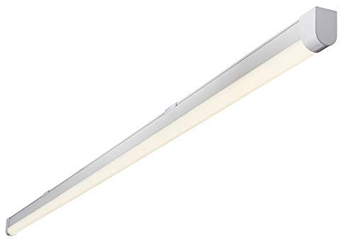 ECOLINEAR Slim Profile Indoor 5FT 22W SMD LED Batten - Cool White 4000K Energy Saving Ceiling LED Tube Light 2150 Lumens - Integrated Tube Lamp With Suspension Clips| IP20 for Commercial, Office, Home