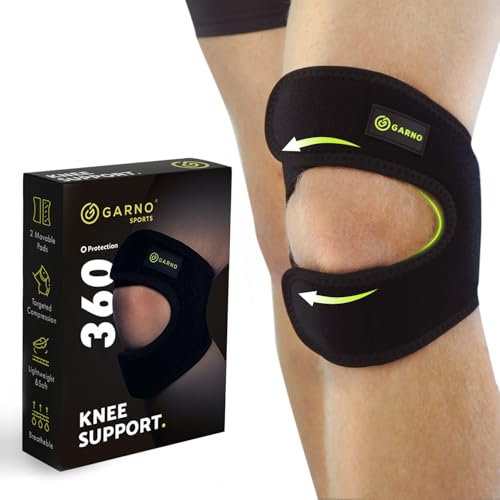 GARNO Rodillera, L/XL/XXL, Negro