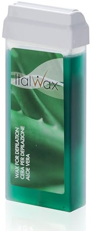 Italwax Classic Roll-On Wax Cartridge – Pack of 6 x 100ml – Aloe Vera Formula – Gentle on All Skin Types – For Professional and At-Home Use