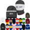 PG Wear Mütze und Sturmhaube 2 in 1 viele Farben (grau/weiß)