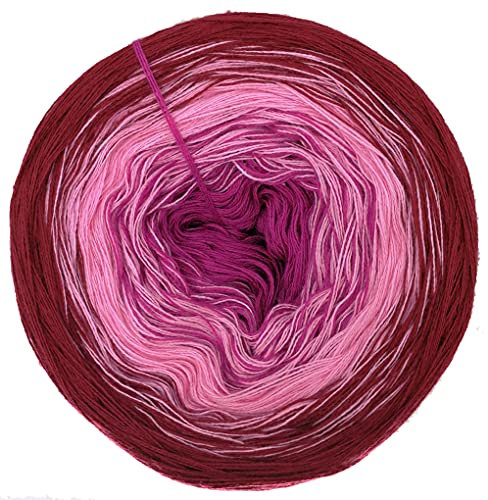 beaniemonster´s Farbverlaufsgarn - Bobbel - Sweet Kiss (3fädig), Gewicht: 500, Größe: 2500m