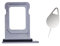 Snailcanfly Tarjeta SIM Doble Nano + Soporte para Ranura de Bandeja Reemplazo para iPhone 13 Pro A2638 A2483 6.1inch / 13 Pro MAX A2643 A2484 6.7inch con Alfiler Sierra Blue