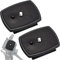 LUCKYKODOR 2 Piezas Placa De Liberación Rápida para Cámara, con Tornillo Adaptador，Cámara Abrazadera Adaptador de Cabezal de Trípode DSLR SLR，Hechos de Material Plástico ABS