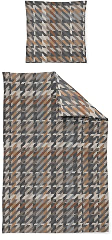 Irisette Soft-Jersey Bettwäsche Set Angel 8431 Safran 155 x 220 cm + 1 x Kissenbezug 80 x 80 cm