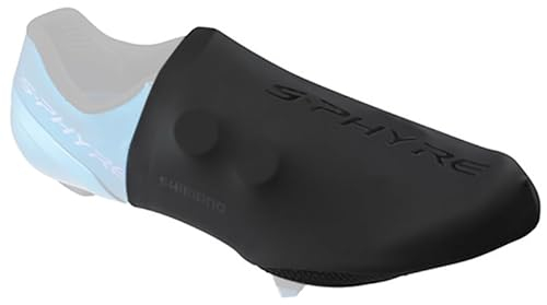 SHIMANO Scas43203, Copriscarpe da Uomo, S-PHYRE, Taglia L (42-43) Unisex, Nero, L