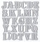 DzIxY Uppercase Letter Signs Metal Cutting Dies for Card Making Kit Embossing Paper Die Cuts Scrapbook Machine Stencils Storage Pockets Supplies