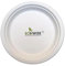 Best House EcoWise 7 Round Plates, White Bagasse Plates Eco-Friendly Biodegradable and Compostable, Made of Sugarcane Fibers - Perfect for Picnics BBQs and Parties (Pack of 20)