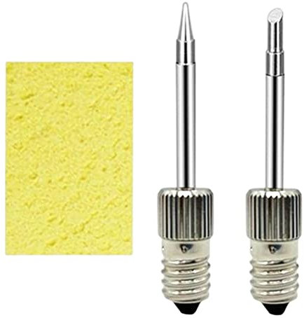 FRGMNT Soldering Iron USB Soldering Iron Tips Replacement Soldering Iron for E10 Interface (B Tip + C Tip)