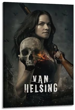 Terp Van Helsing Poster, Wandkunst, Filme und Musik, Poster, Geschenk für Freunde, Schlafzimmer, Wohnzimmer, Dekoration, modern, ästhetisch, 60 x 90 cm, Rahmenstil