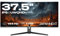 JAPANNEXT Monitor Curvo 37.5 IPS UWQHD+ (3840x1600) | HDR | Ricarica tramite USB-C(65W) Inclinazione regolabile Altoparlanti integrati | sRGB 100% G-Sync/FreeSync | Garanzia 2 anni | JN-i375C144UQR-H