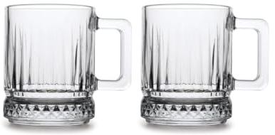 Pasabahce 55432 Elysia Kaffee- und Teeglas, 250ml, 2er Set