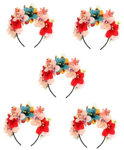 Toyvian 5stücke Blumen Haarband Mit Künstlichen Blumen Haaraccessoire Für Hochzeiten Partys Und Besondere Anlässe Verleiht Deinem Look Einen Einzigartigen