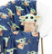 Jay Franco Star Wars Set „The Mandalorian“ Grogu Plüsch-Minikissen Buddy & 130 x 150 cm weiche Decke mit Kissen Set für Kinder, supersoftes Baby Yoda Kuschelset 2-teilig