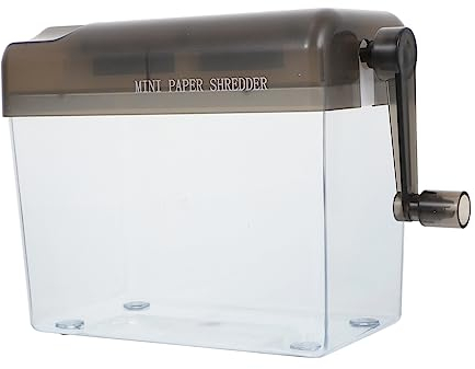 CAXUSD Mini-aktenvernichter Handbetrieben Papierschneidegerät Klein Aktenvernichter Für Zuhause Büro Schreibtisch-aktenvernichter A6-Format