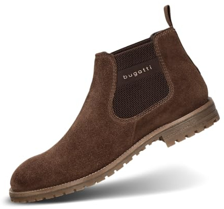 bugatti Herren Schlupfstiefel, Männer Stiefel Kaltfutter, Wechselfußbett