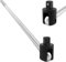 QWORK® Poignée articulée 1/2, poignée rotative, 600 mm, acier au chrome vanadium, poignée enfichable