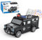 KBIBCK Geldtransporter Sparschwein, Spardose Kinder, Polizeiauto Piggy, Sparbüchsen mit Passwortschutz, Diebstahlalarm, Soundeffekte, Kinderlieder Bank, Geschenke für Jahren Mädchen Junge (Car)