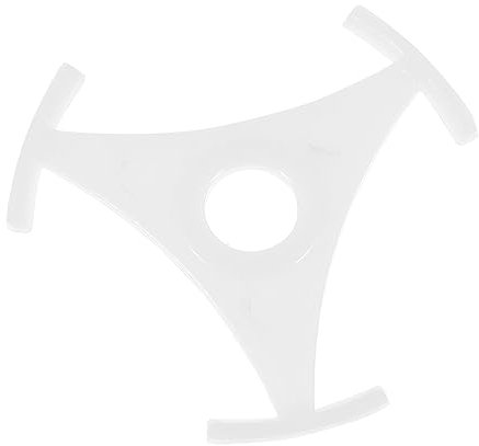 CONGARTENO 45 adattatore di registrazione Adattatore per 33 giri accessorio per in vinile Adattatore 33 giri/min adattatore per giradischi Plastica ecologica bianca