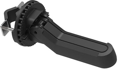 BOBIKE 8015300352 - Repose-Pieds Rétractable Paire pour Siège Junior Vélo Arrière Porta-Bagages One Junior Compatible Tubes de Fourche Ø14-28 mm, Noir