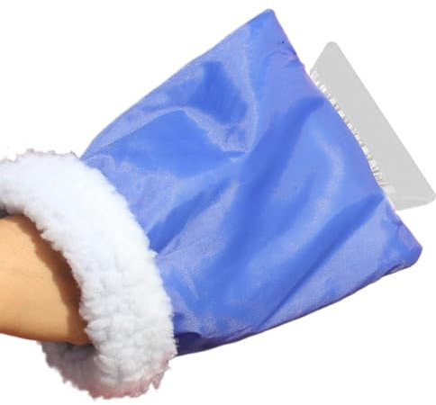 Eiskratzer mit Handschuh | Effizienter Auto-Windschutzscheibenschaber, Warmer, feiner und kompakter Eiskratzer-Handschuh für Familie, Freunde, Kollegen, Weihnachten, Geburtstag, Neujahr