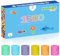 La Manuli Große Bügelperlen 10mm - 1500 Stück XL Steckperlen für Kinder ab 3 Jahren, Nachfüllset Bastelperlen (Pastell farben)