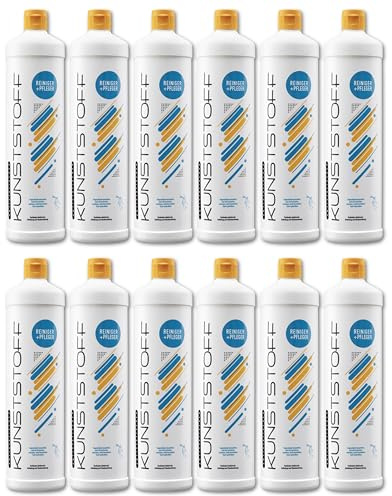 Burnus Antistatischer Kunststoffreiniger 12 x 500 ml Großpackung – Kunststoff Reiniger & Pfleger antistatisch – entfernt Staub, Fett & Schmutz – für Auto, Haushalt & Gewerbe – Isopropanol