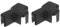Alipis 2 Pièces Housse de Protection pour Batterie de Couvre Batterie Pratique et Durable Protection Poussière et Humidité