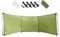 Pare-brise de camping, vert militaire, pare-vue pliable, pas de poteaux nécessaires, avec clous, cordes et sacs de rangement, convient pour le camping, la plage, le jardin