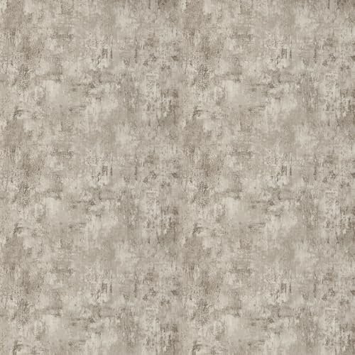 Beswitory Cream Concrete Effect Wallpaper Thick Textured Distressed Concrete Design Industrial Cement Metallic Glitter Wallpaper Decorative Luxury Wall Paper Roll for Living Room Hallway Bedroom