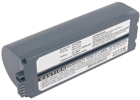 Batterie compatible avec Canon CP-2L, NB-CP1L, NB-CP2L